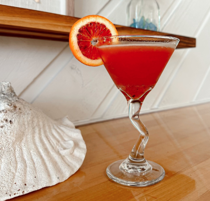 blood orange martini