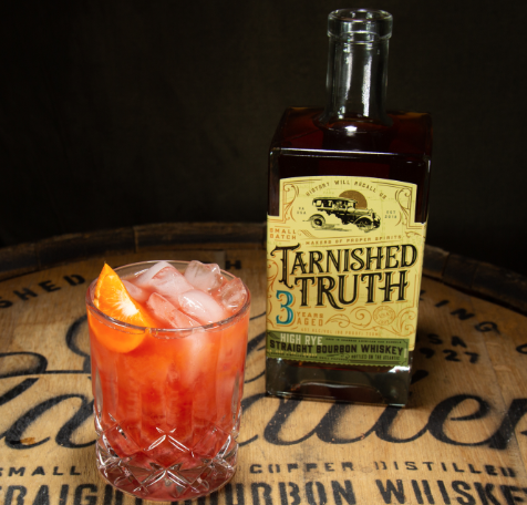 raspberry bourbon smash