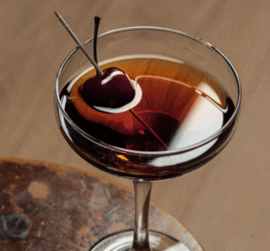 Monticello Manhattan cocktail