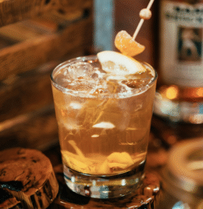 Gold Nugget Old Fashioned cocktail