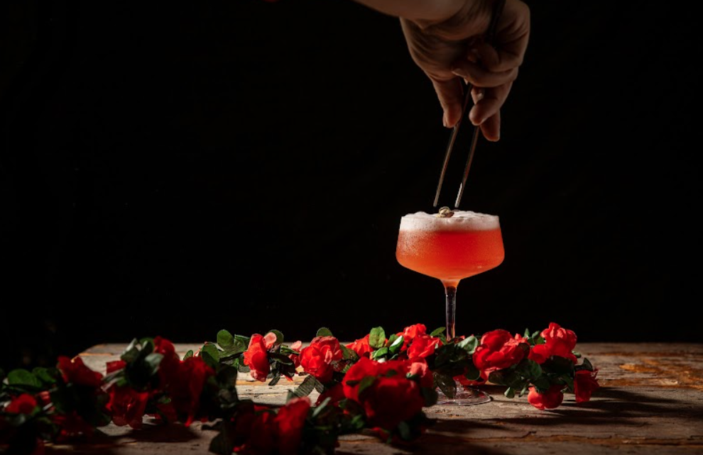 Cardinal Rose, winning cocktail of the Virginia Cocktail Games by Christa Thomas