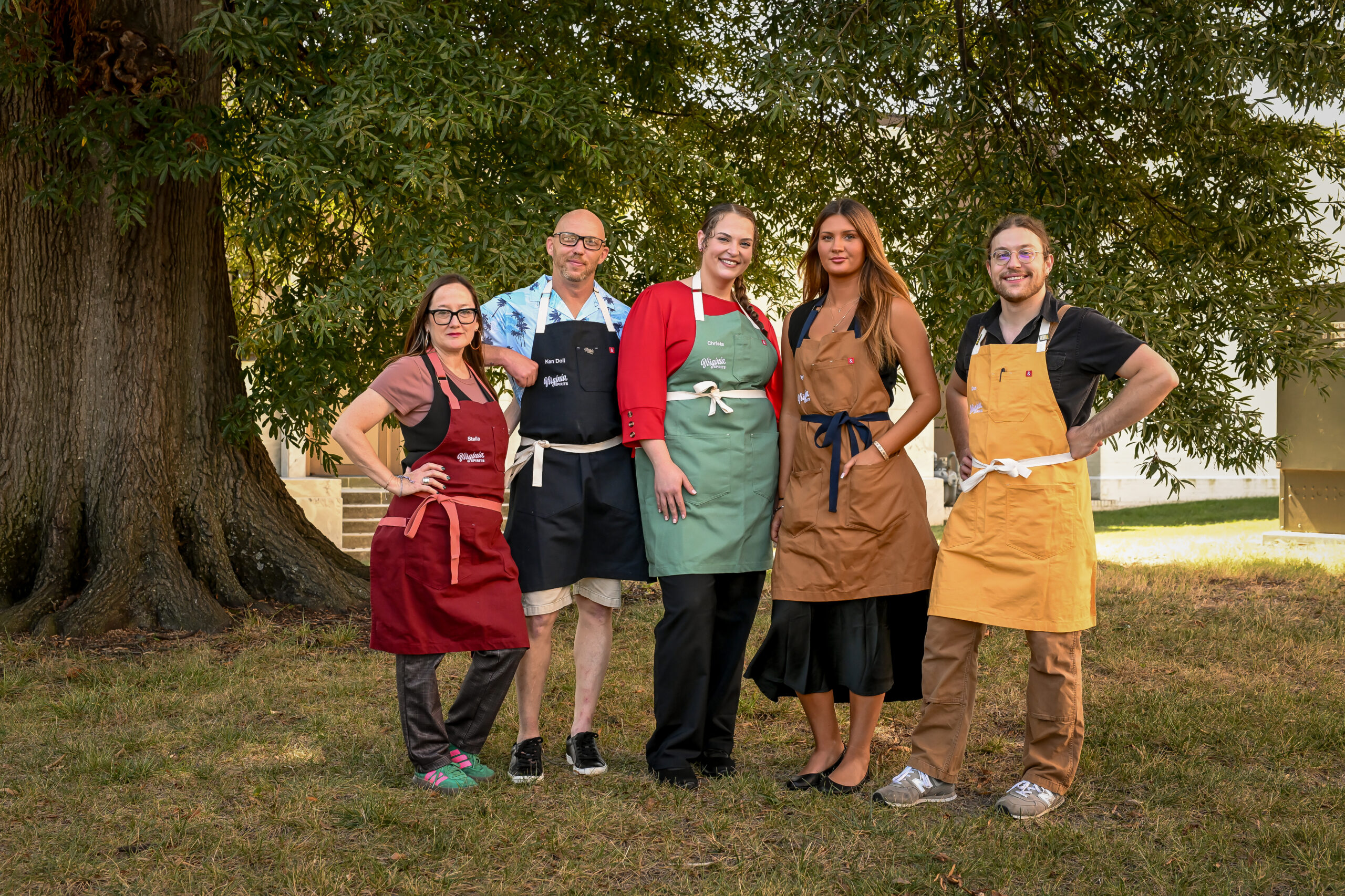 Bartenders competing in the 2025 Virginia Cocktail Games