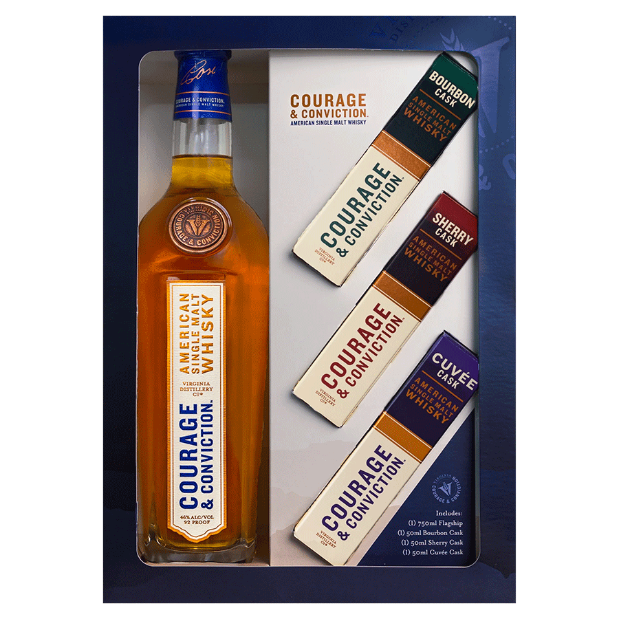 Courage & Conviction Single Malt With 3 Minis