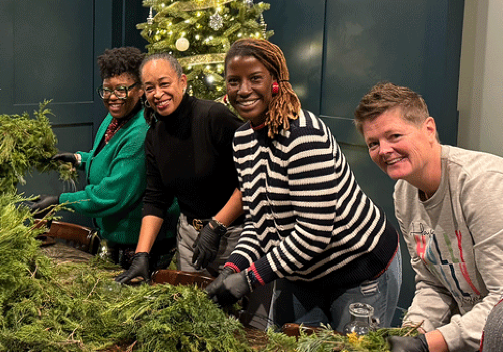 Holiday Wreath making with Cirrus Vodka