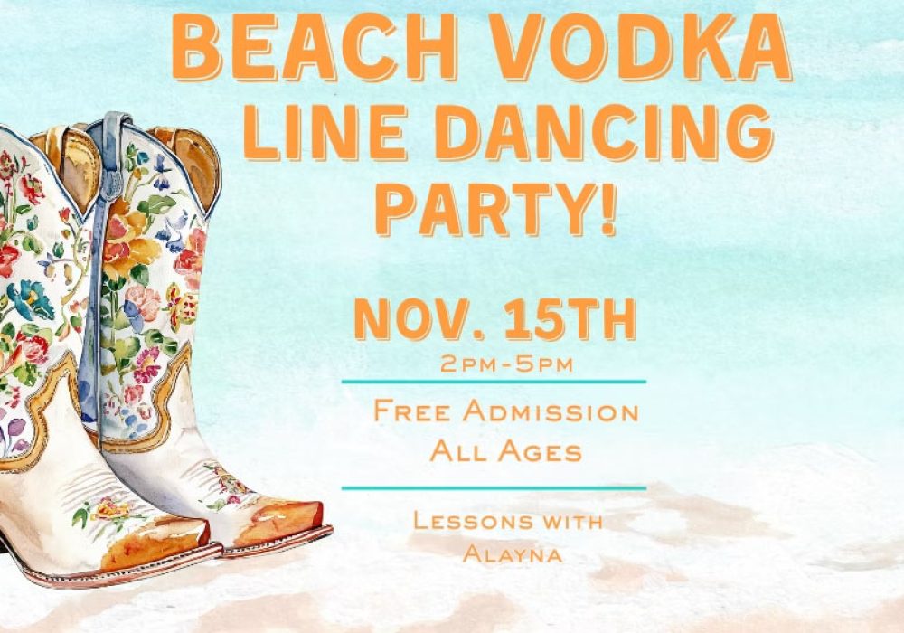Line Dancing at Beach Vodka