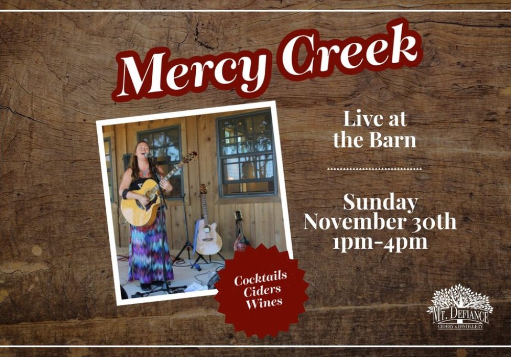 Mercy Creek performing at Mt. Defiance