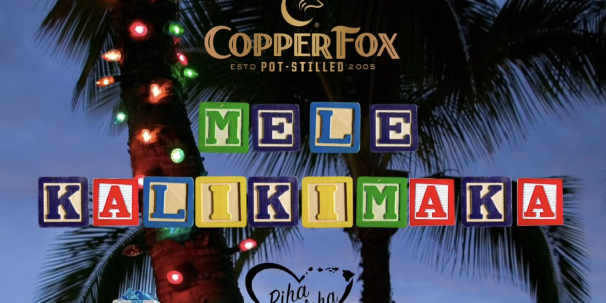 mele kalikimaka event at Copper Fox Distillery