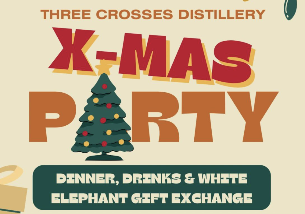three crosses distillery, x-mas party 2025