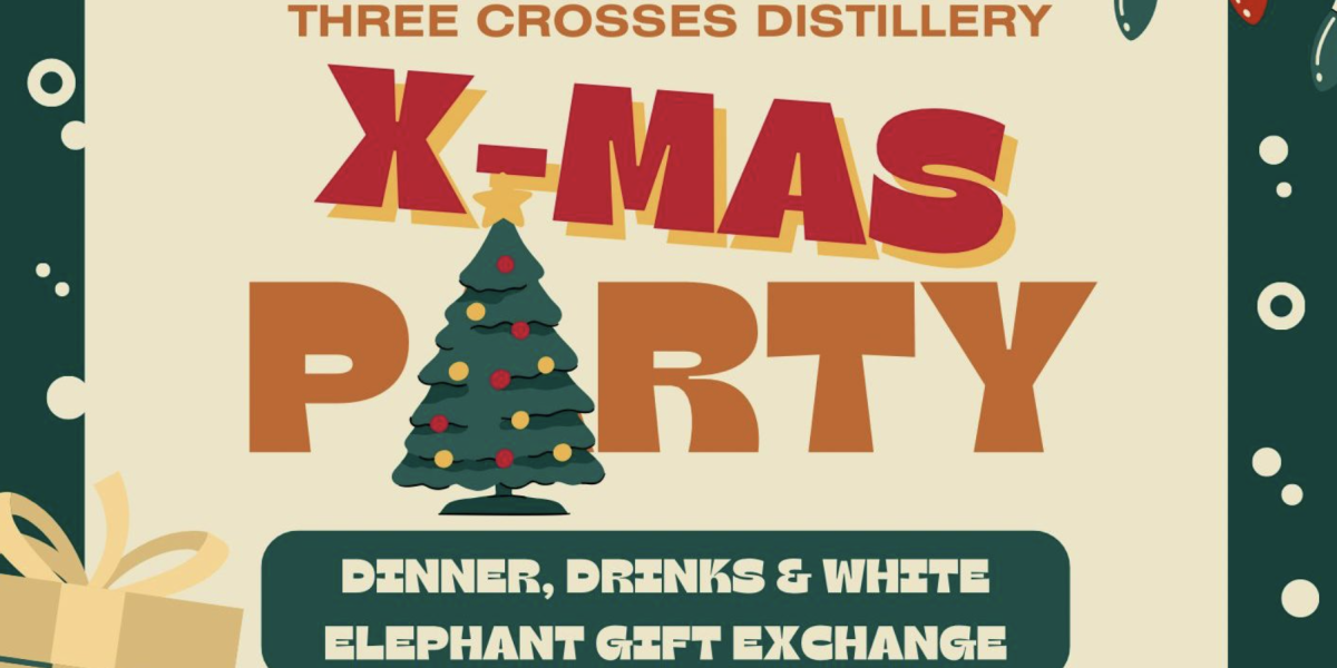 three crosses distillery, x-mas party 2025